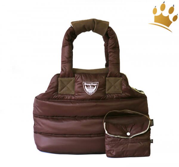 Puppyangel Hundetasche Love Down Padding Braun Puppyangel Hundetasche Love Down Padding Braun