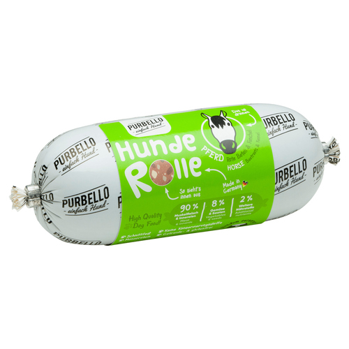 PurBello HundeRolle Pferd mit Roter Bete & Fenchel 200 g