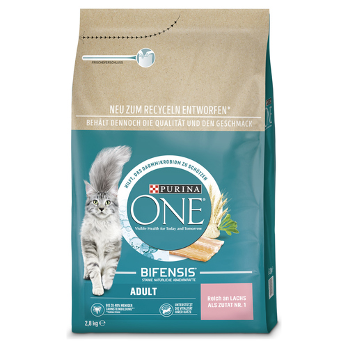 Purina One Bifensis Adult reich an Lachs 2,8 kg