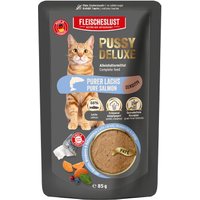 Pussy Deluxe Sensitiv Purer Lachs Alleinfutter Pouch Katze 10x85g Pussy Deluxe Sensitiv Purer Lachs Alleinfutter Pouch Katze 10x85g von Pussy Deluxe