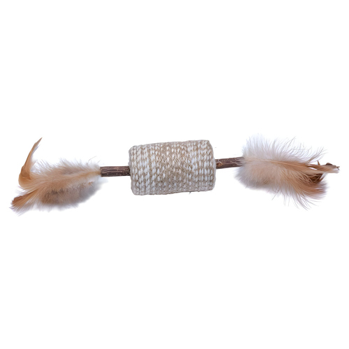 Quapas Katzenspielzeug Barrel Stick mit Federn Quapas Katzenspielzeug Barrel Stick mit Federn