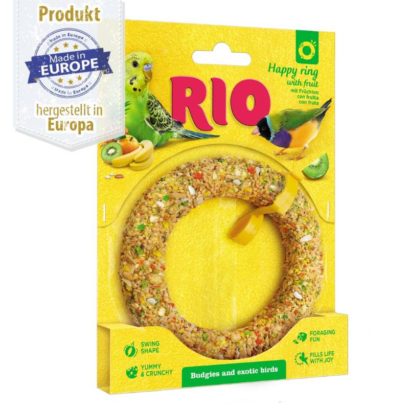 RIO - Happy Ring -  Vogelsnack für Wellensittiche & Exoten - 80 g