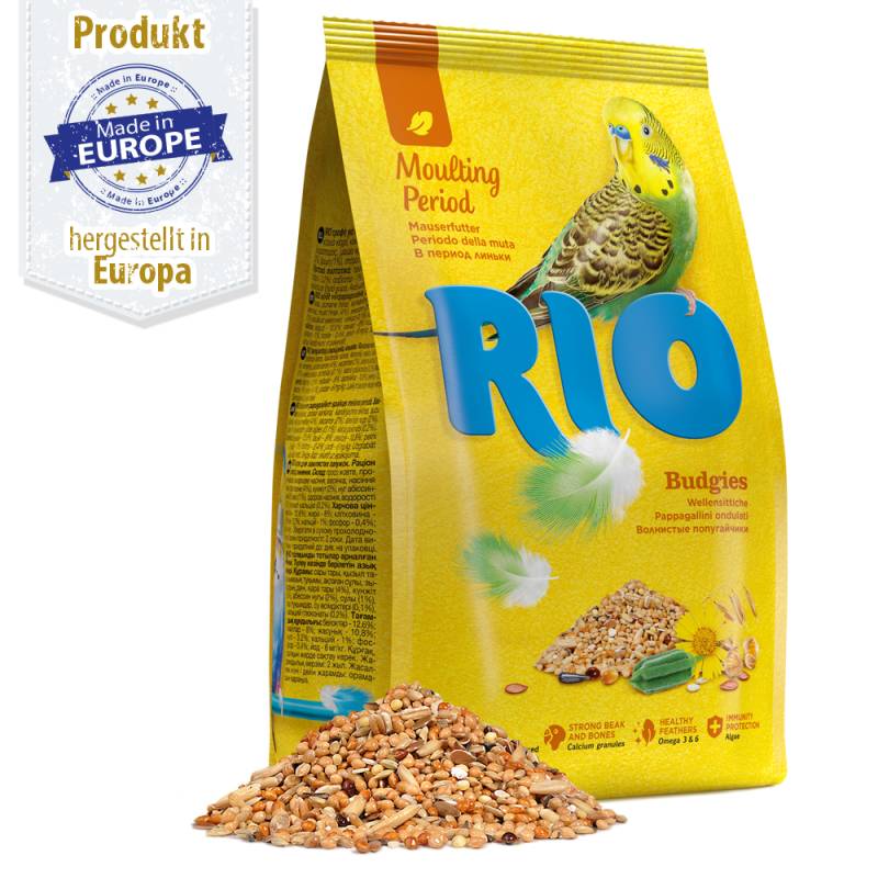 RIO - Mauserfutter für Wellensittiche - 1 kg