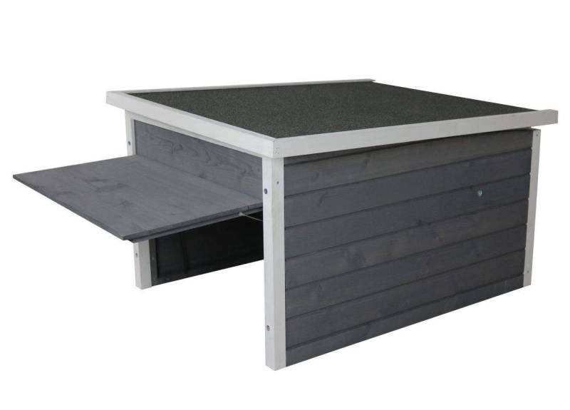 Rasenroboter-Garage, Rasenmäher Haus für selbstfahrende Rasenmähroboter, Holz gr...