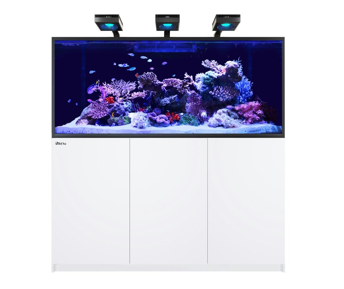 Red Sea REEFER G2+ S 700 Complete System Aquarium mit Unterschrank weiß