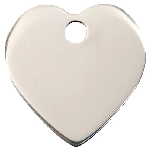 RedDingo Edelstahl Katzenmarke mit individueller Gravur Herz RedDingo Edelstahl Katzenmarke mit individueller Gravur Herz