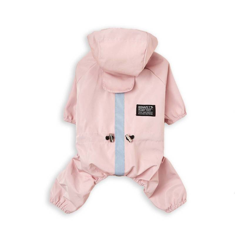 Regenmantel Hund in pink - M