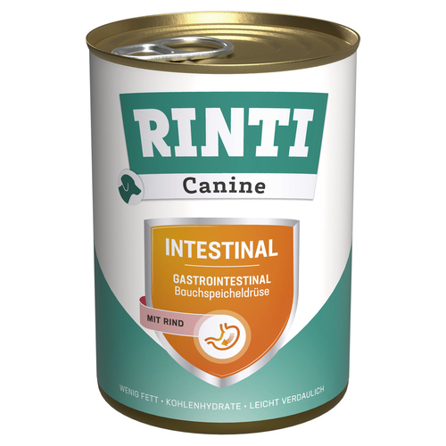 Rinti Canine Intestinal mit Rind 400 g - 12 Stück
