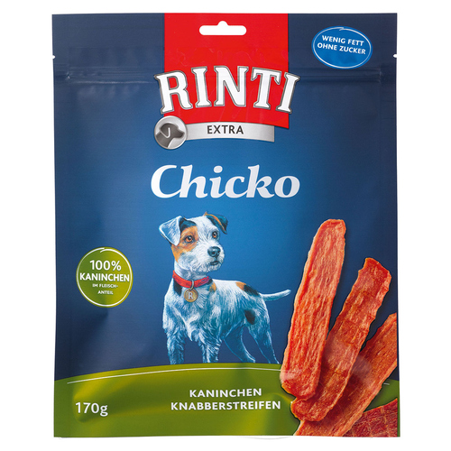 Rinti Chicko Kaninchen Knabberstreifen 170 g - 9 Stück / Sparpaket