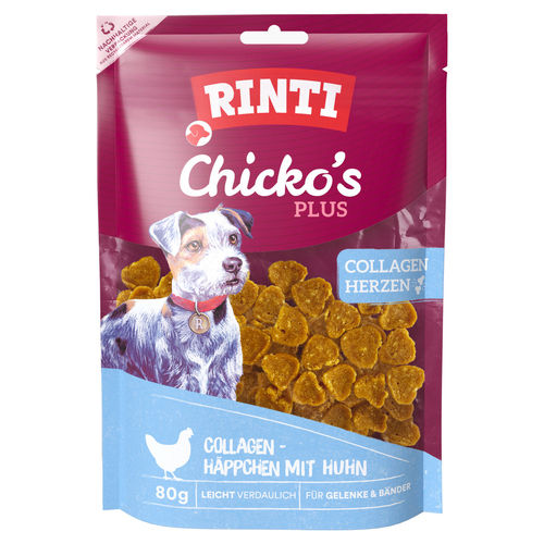 Rinti Chicko Plus Collagen Hearts 80 g - 12 Stück