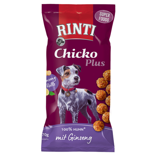 Rinti Chicko Plus Superfoods mit Ginseng 70 g - 16 Stück