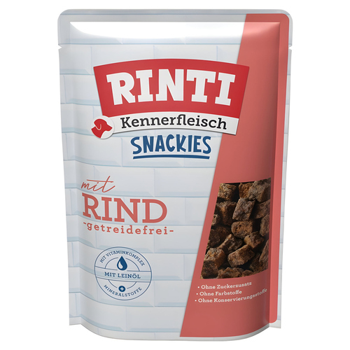 Rinti Kennerfleisch Snackies Adult Rind 225 g - 5 Stück Rinti Kennerfleisch Snackies Adult Rind 225 g - 5 Stück