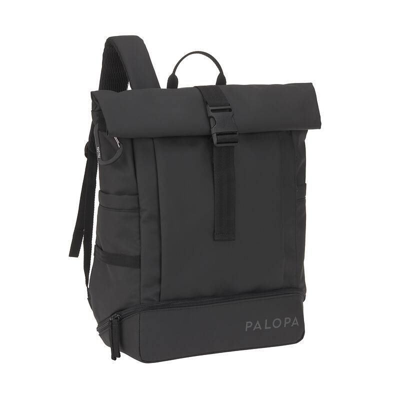 Rolltop Rucksack Yoska in Schwarz Rolltop Rucksack Yoska in Schwarz