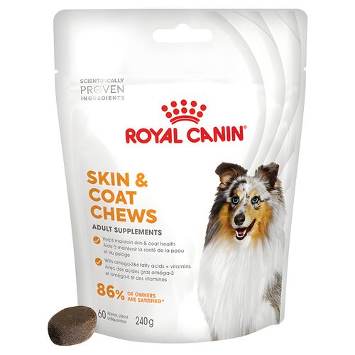 Royal Canin Skin & Coat Chews Adult Supplements 5 x 240 g