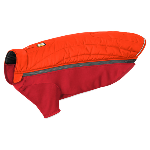 Ruffwear Hybrid-Softshelljacke Powder Hound™ Sockeye Red