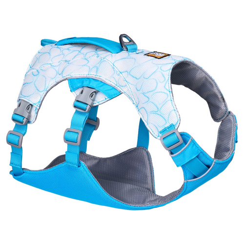 Ruffwear Kühlgeschirr Swamp Cooler Harness Biolumin Blue, Größe: M