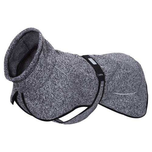 Rukka Pets Fleece-Jacke Comfy schwarz, Größe: 30 / Rückenlänge: 30 cm
