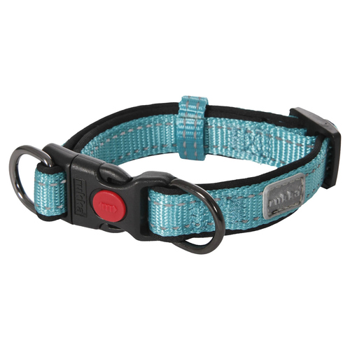 Rukka Pets Halsband Solid türkis, Größe: M