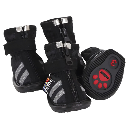 Rukka Pets Hundeschuhe Step Shoes schwarz, Größe: 1