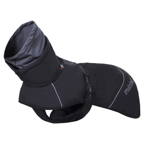Rukka Pets Jacke Warmup 2.0 black, Größe: 65 / Rückenlänge: 67 cm