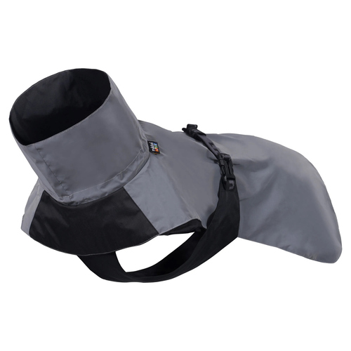 Rukka Pets Regenmantel Shine reflective grey, Größe: 55 / Rückenlänge: 56 cm