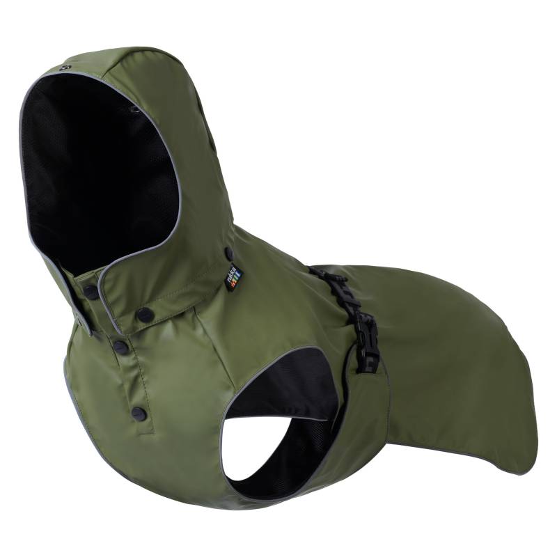 RukkaPets Streamy Eco Regenmantel Olive - Größe55