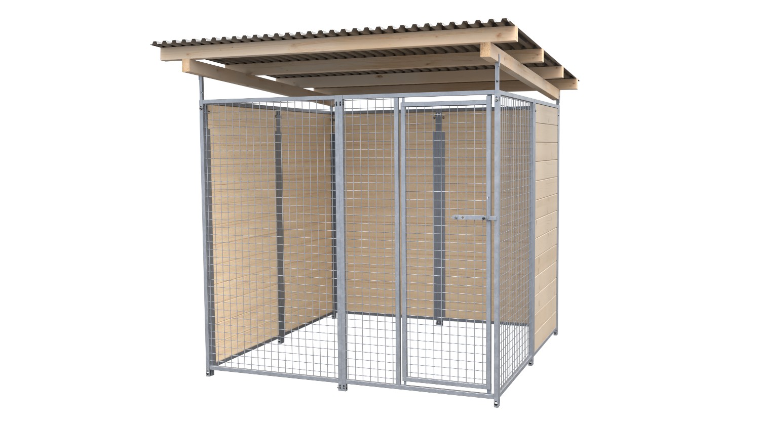 SAUERLAND Hundezwinger 2 x 2 m | 2,5-seitig geschlossen | naturbelassen | Gitter... SAUERLAND Hundezwinger 2 x 2 m | 2,5-seitig geschlossen | naturbelassen | Gitter...