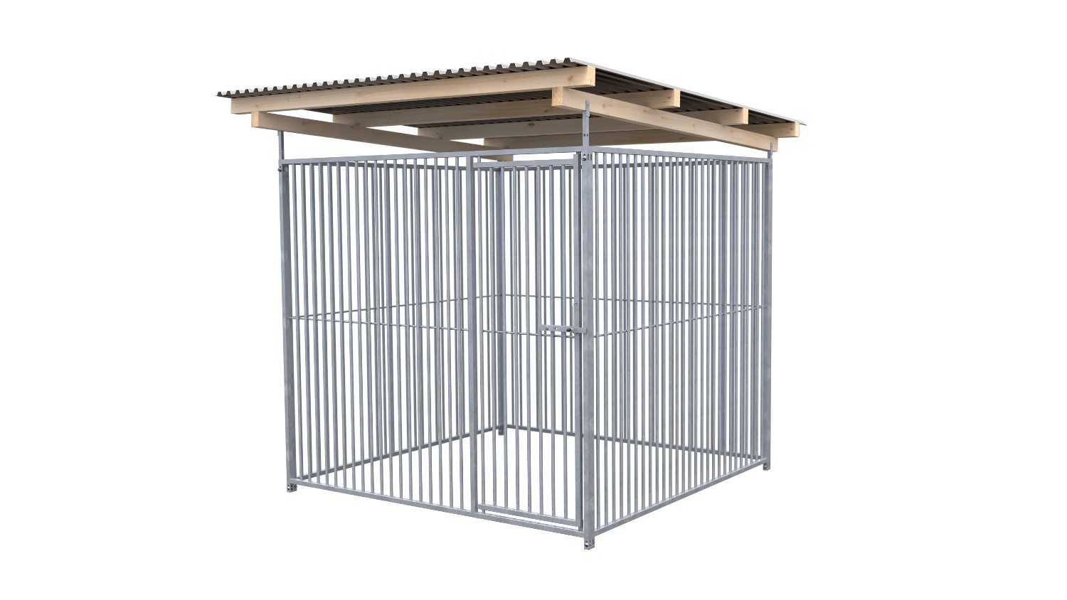 SAUERLAND Hundezwinger 2 x 2 m | rundum offen | Metall | Rohrstab Abstand 5 cm SAUERLAND Hundezwinger 2 x 2 m | rundum offen | Metall | Rohrstab Abstand 5 cm