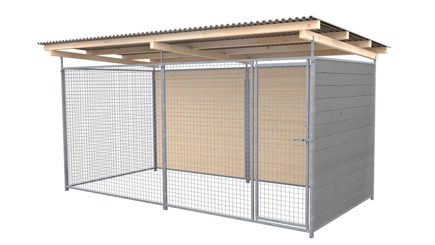 SAUERLAND Hundezwinger 2 x 3 m | 2-seitig geschlossen | platingrau | Gitter 5x5 ... SAUERLAND Hundezwinger 2 x 3 m | 2-seitig geschlossen | platingrau | Gitter 5x5 ...