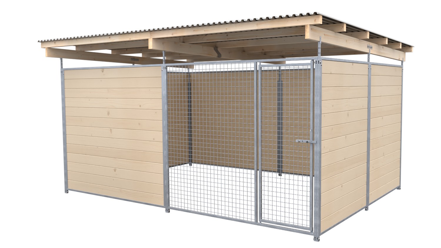 SAUERLAND Hundezwinger 3 x 3 m | 3,5-seitig geschlossen | naturbelassen | Gitter... SAUERLAND Hundezwinger 3 x 3 m | 3,5-seitig geschlossen | naturbelassen | Gitter...