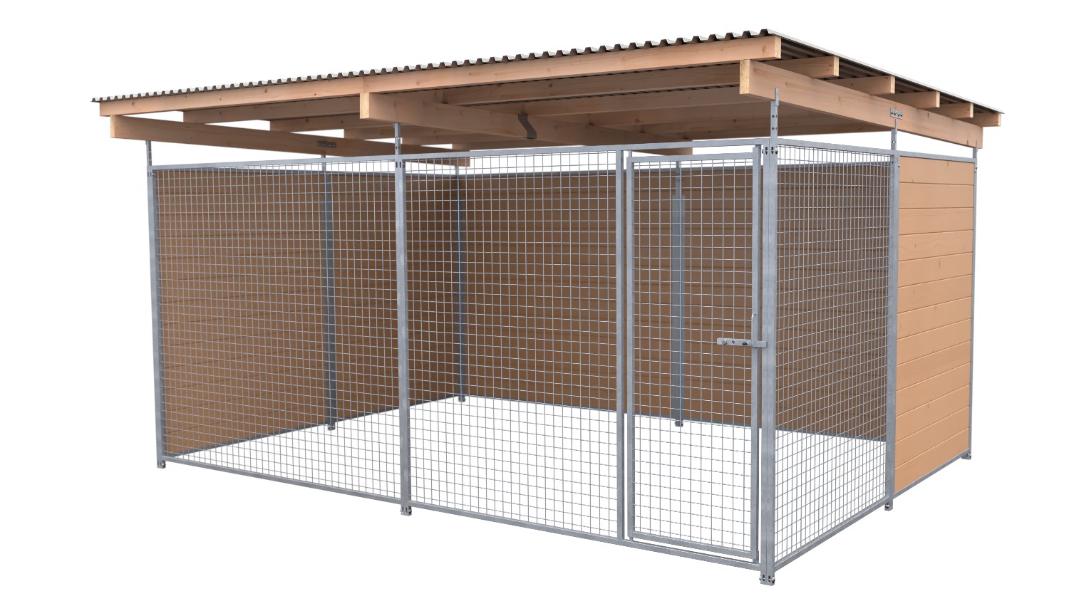 SAUERLAND Hundezwinger 3 x 4 m | 2,5-seitig geschlossen | braun imprägniert | Gi... SAUERLAND Hundezwinger 3 x 4 m | 2,5-seitig geschlossen | braun imprägniert | Gi...
