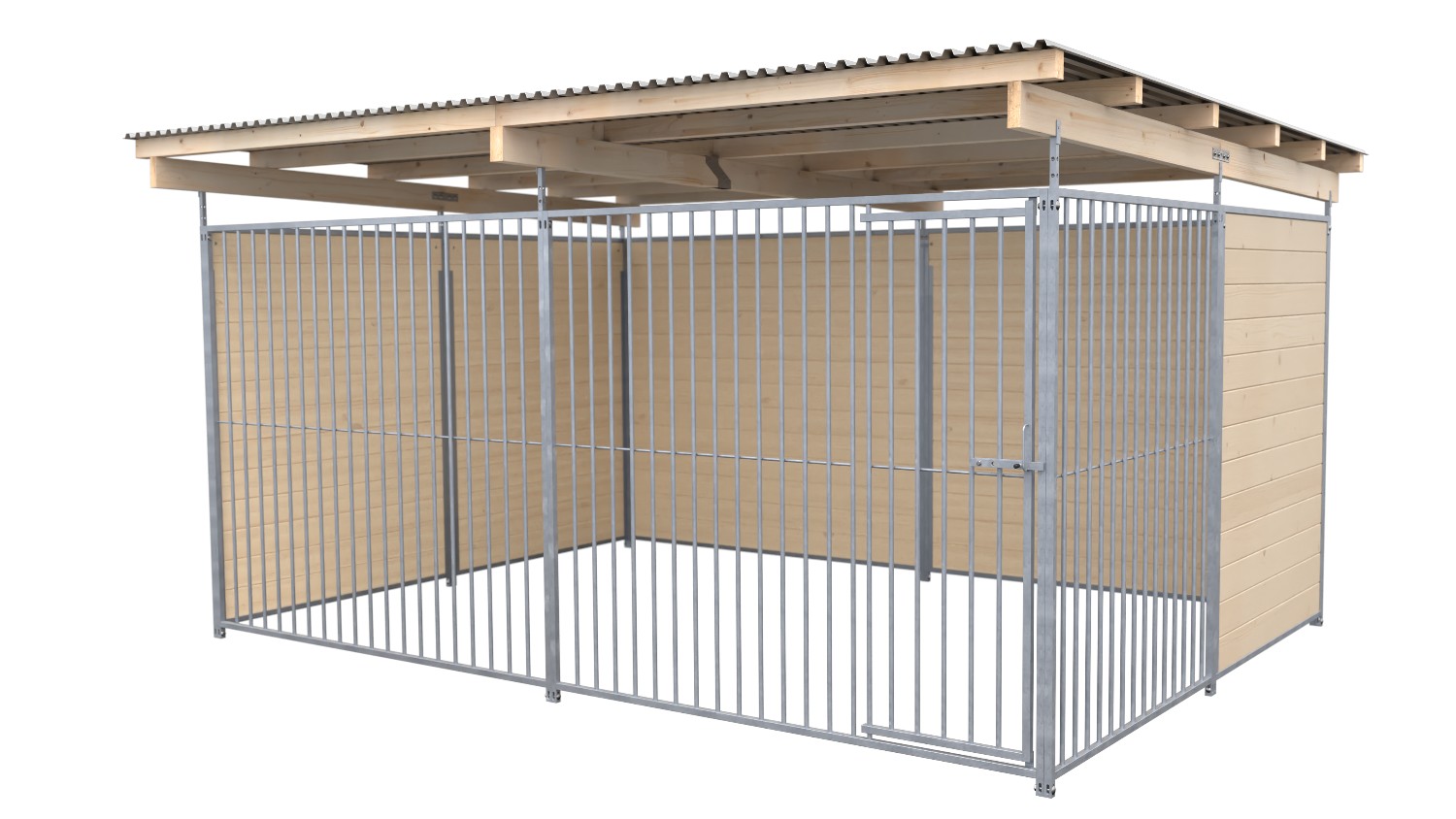 SAUERLAND Hundezwinger 3 x 4 m | 2,5-seitig geschlossen | naturbelassen | Rohrst... SAUERLAND Hundezwinger 3 x 4 m | 2,5-seitig geschlossen | naturbelassen | Rohrst...