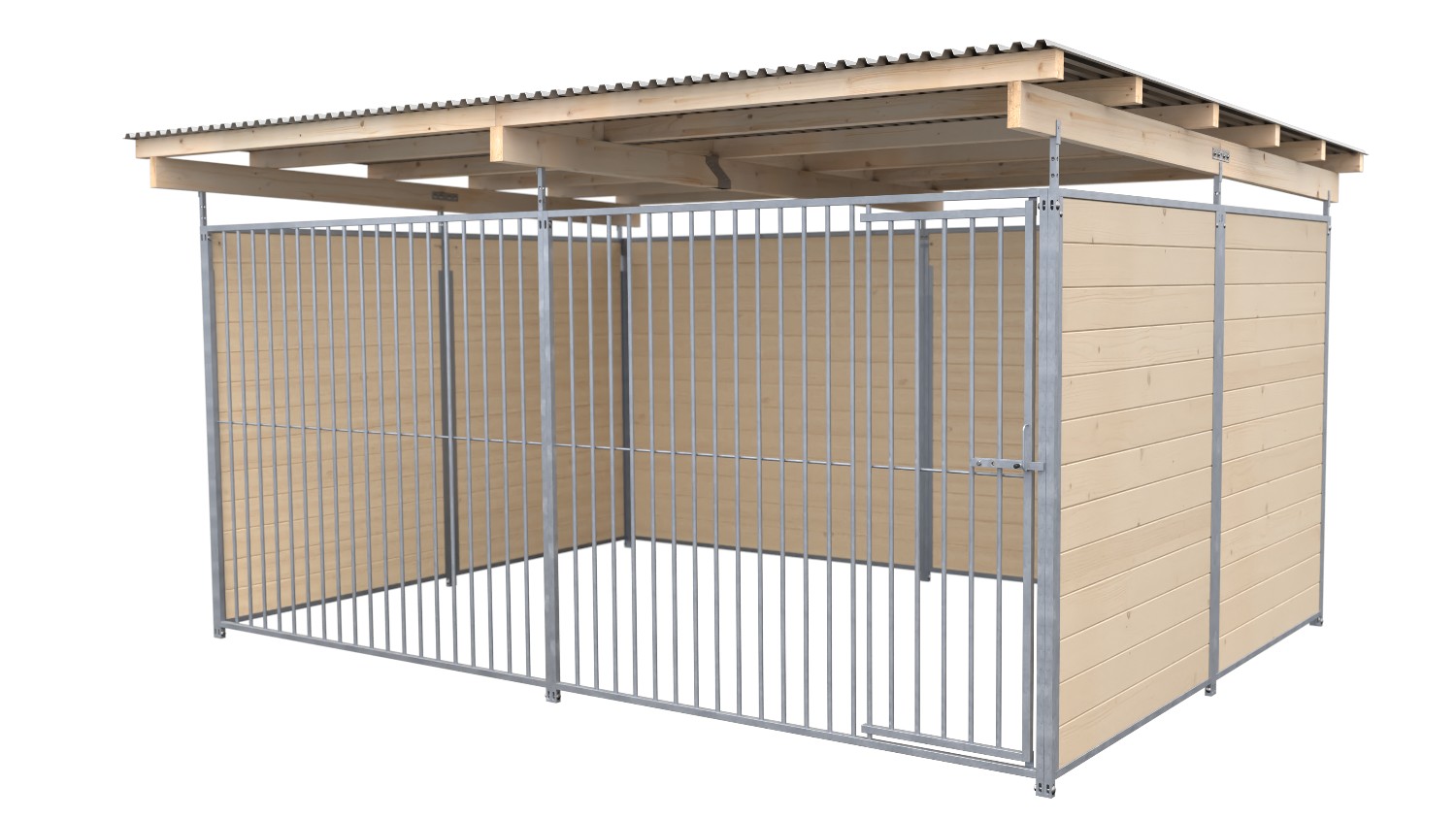 SAUERLAND Hundezwinger 3 x 4 m | 3-seitig geschlossen | naturbelassen | Rohrstab... SAUERLAND Hundezwinger 3 x 4 m | 3-seitig geschlossen | naturbelassen | Rohrstab...
