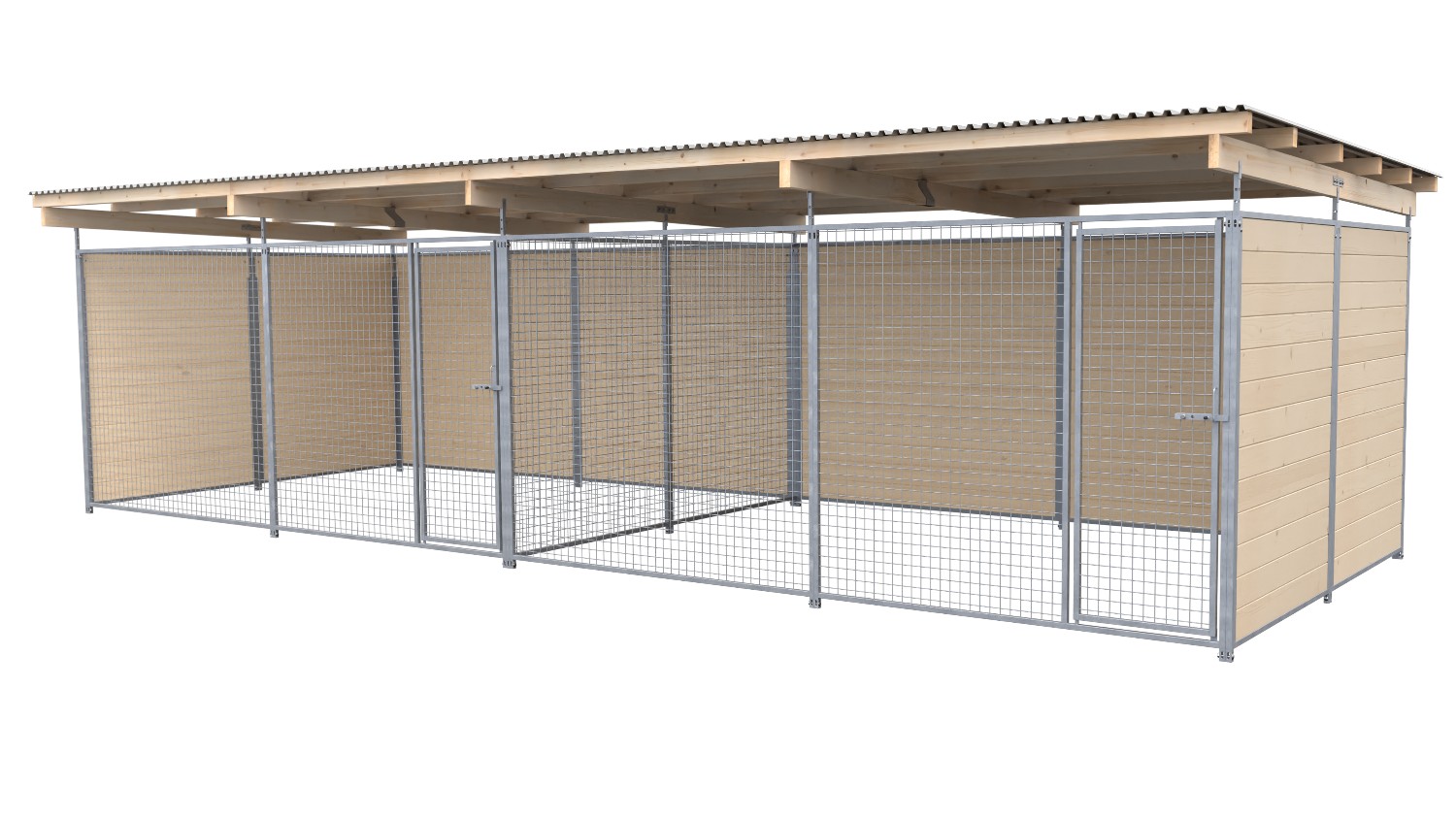 SAUERLAND Hundezwinger 3 x 8 m Doppelzwinger | 3-seitig geschlossen | naturbelas... SAUERLAND Hundezwinger 3 x 8 m Doppelzwinger | 3-seitig geschlossen | naturbelas...