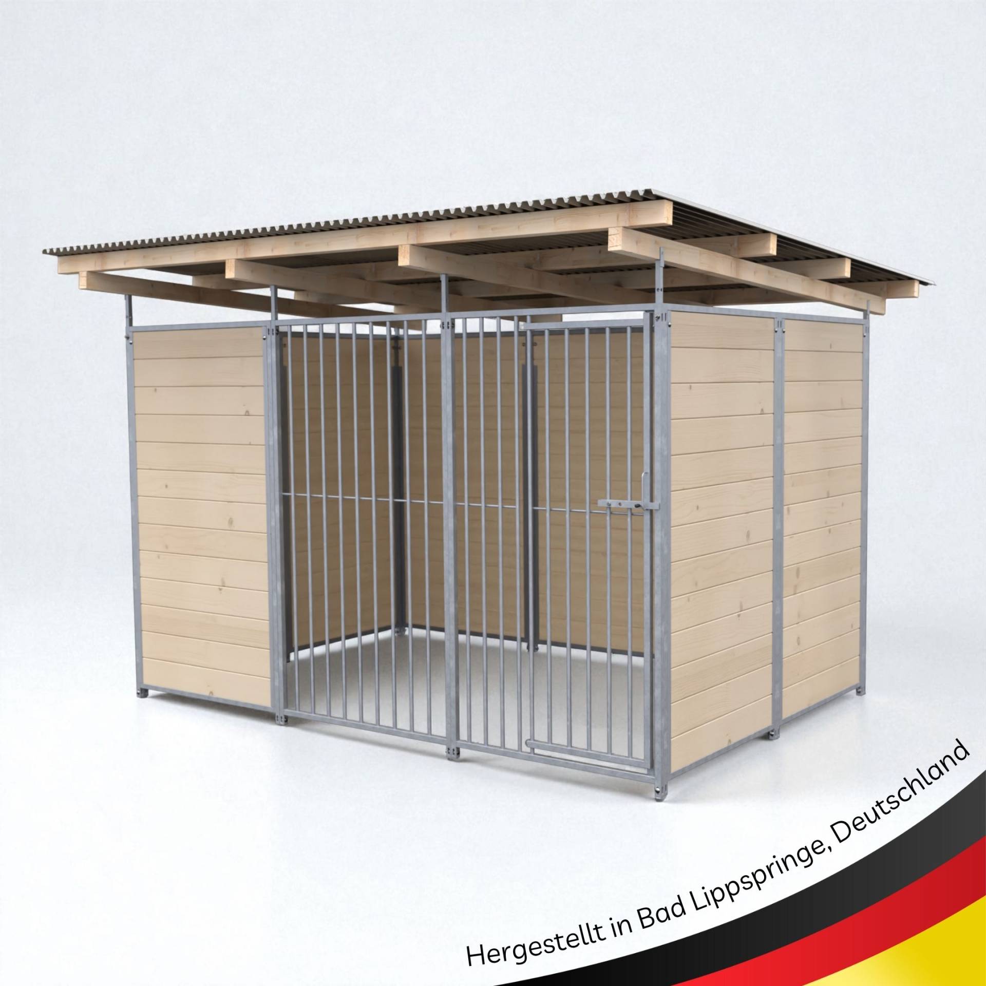 SAUERLAND extra STABIL Hundezwinger 2 x 3 m | 3,5-seitig geschlossen | naturbela... SAUERLAND extra STABIL Hundezwinger 2 x 3 m | 3,5-seitig geschlossen | naturbela...