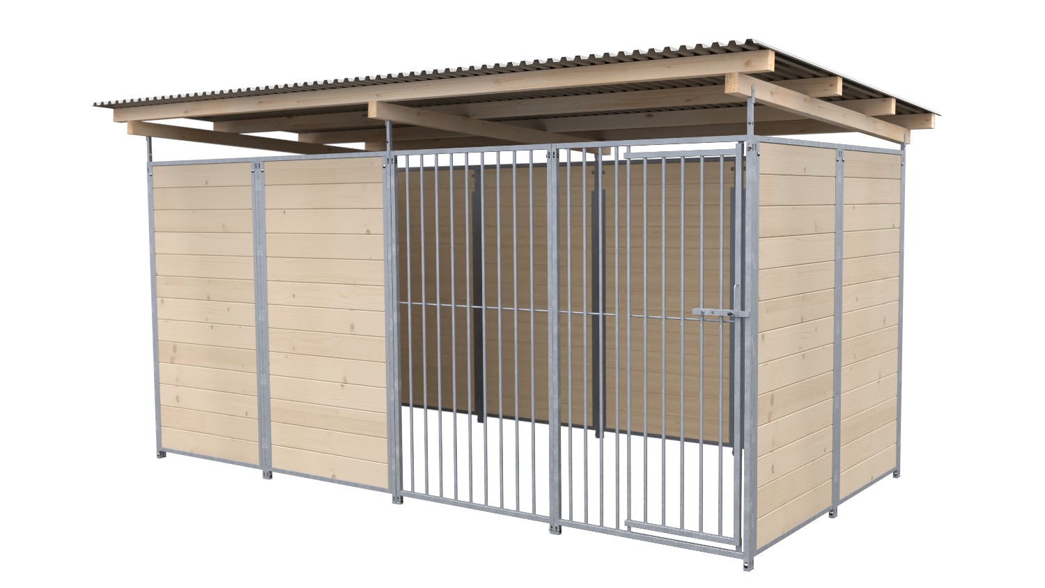 SAUERLAND extra STABIL Hundezwinger 2 x 4 m | 3,5-seitig geschlossen | naturbela... SAUERLAND extra STABIL Hundezwinger 2 x 4 m | 3,5-seitig geschlossen | naturbela...