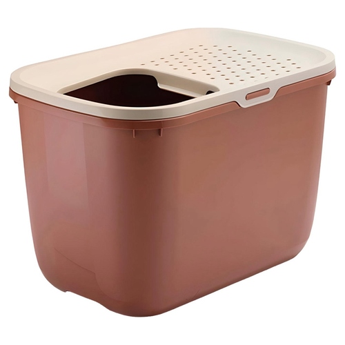 SAVIC Katzentoilette Hop In champagne-rose/terrakotta