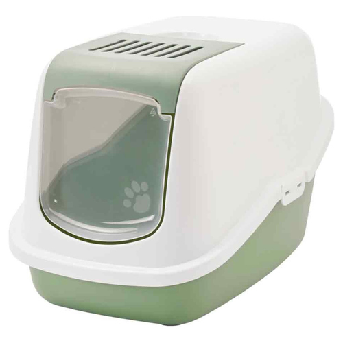 SAVIC Katzentoilette Nestor botanical green