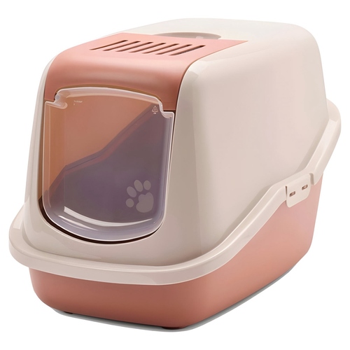 SAVIC Katzentoilette Nestor champagner-rose/terrakotta