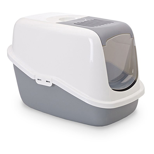 SAVIC Katzentoilette Nestor grau
