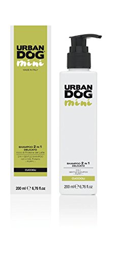SCHONENDES SHAMPOO 2 IN 1 FÜR HUNDE reich an Milcheiweißen 200 ml - GVO-frei und 100% Made in Italy von URBAN DOG