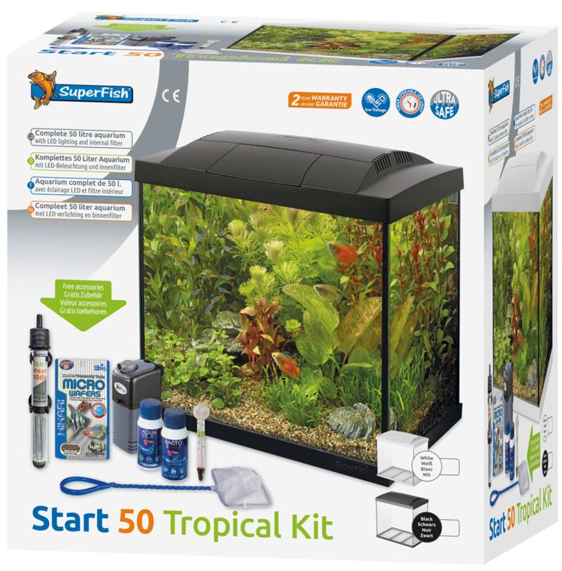 SF Tropical Set 150 Aquarium weiß inkl. Filter, Heizer, Wasseraufbereiter, Kescher usw. SF Tropical Set 150 Aquarium weiß inkl. Filter, Heizer, Wasseraufbereiter, Kescher usw.