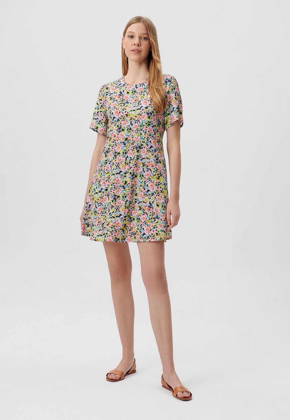 SHORT SLEEVE MINI DRESS
