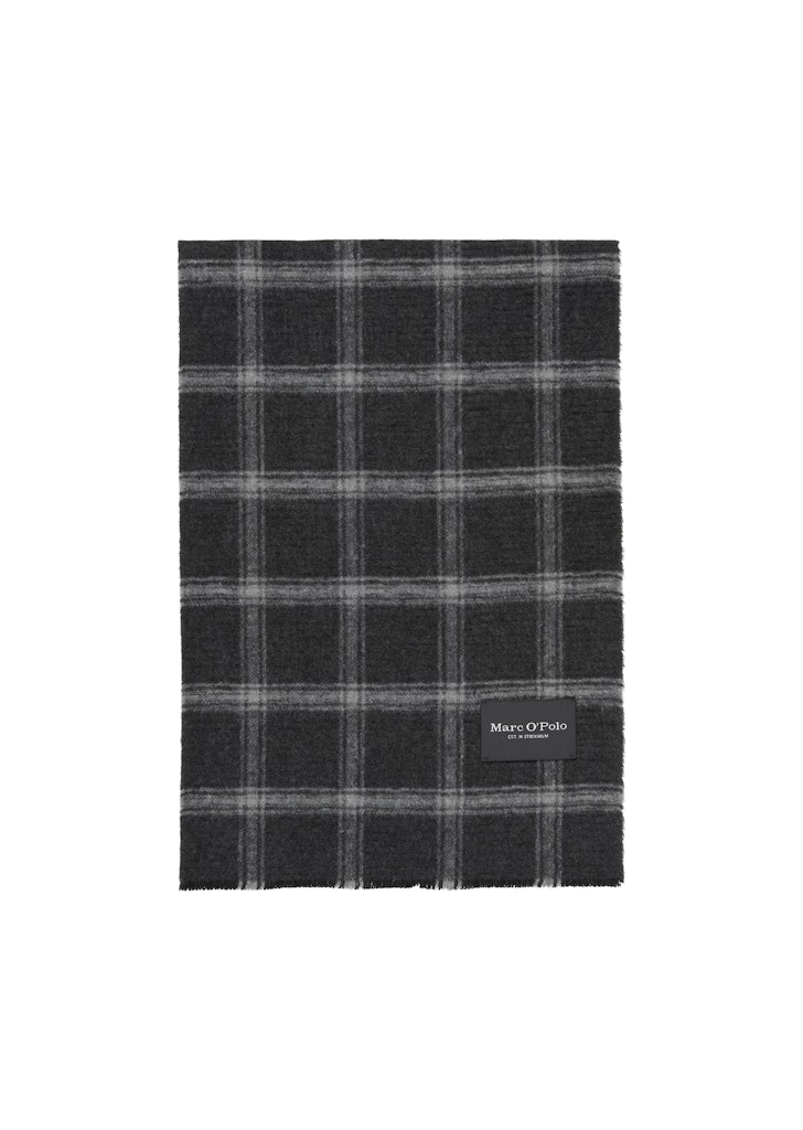 Scarf, woven, check
