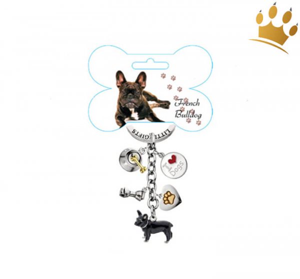 Schlüsselanhänger franz. Bulldogge