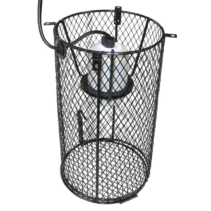 Schutzkorb aus Metall beschichtet - Aufzuchtleuchte - mit Kabel & Schalter Schutzkorb aus Metall beschichtet - Aufzuchtleuchte - mit Kabel & Schalter