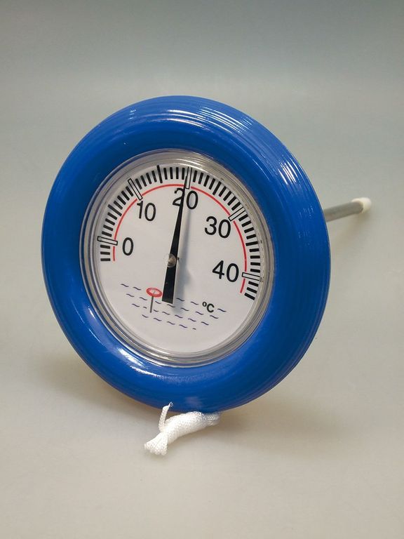 Schwimmthermometer rund