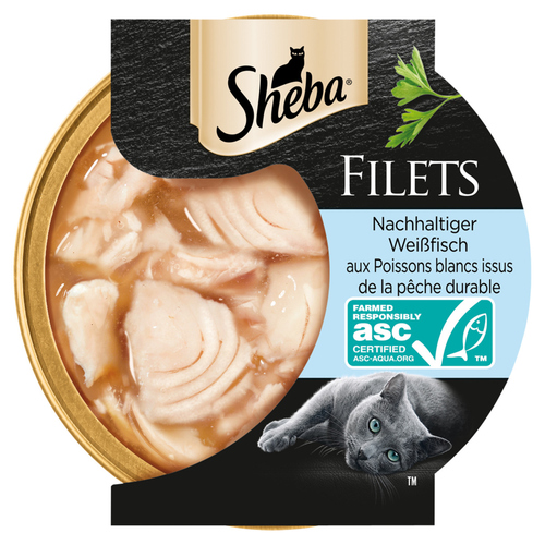 Sheba Filets Weißfisch ASC 60 g - 16 Stück