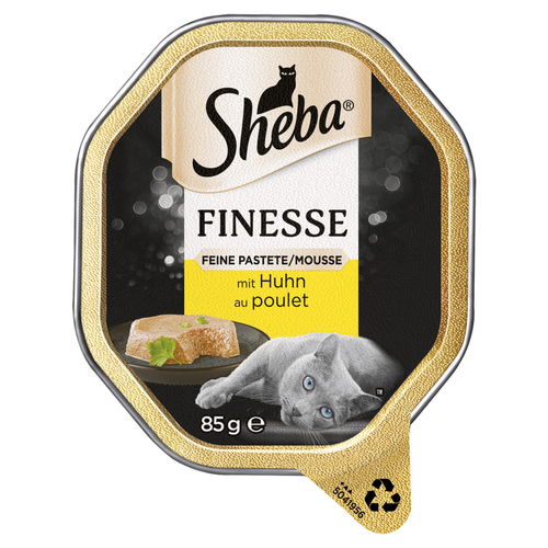 Sheba Finesse Feine Pastete/Mousse mit Huhn 85 g - 22 Stück Sheba Finesse Feine Pastete/Mousse mit Huhn 85 g - 22 Stück