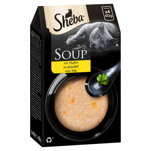 Sheba Multipack Soup mit Huhn 4 x 40 g - 10 Stück